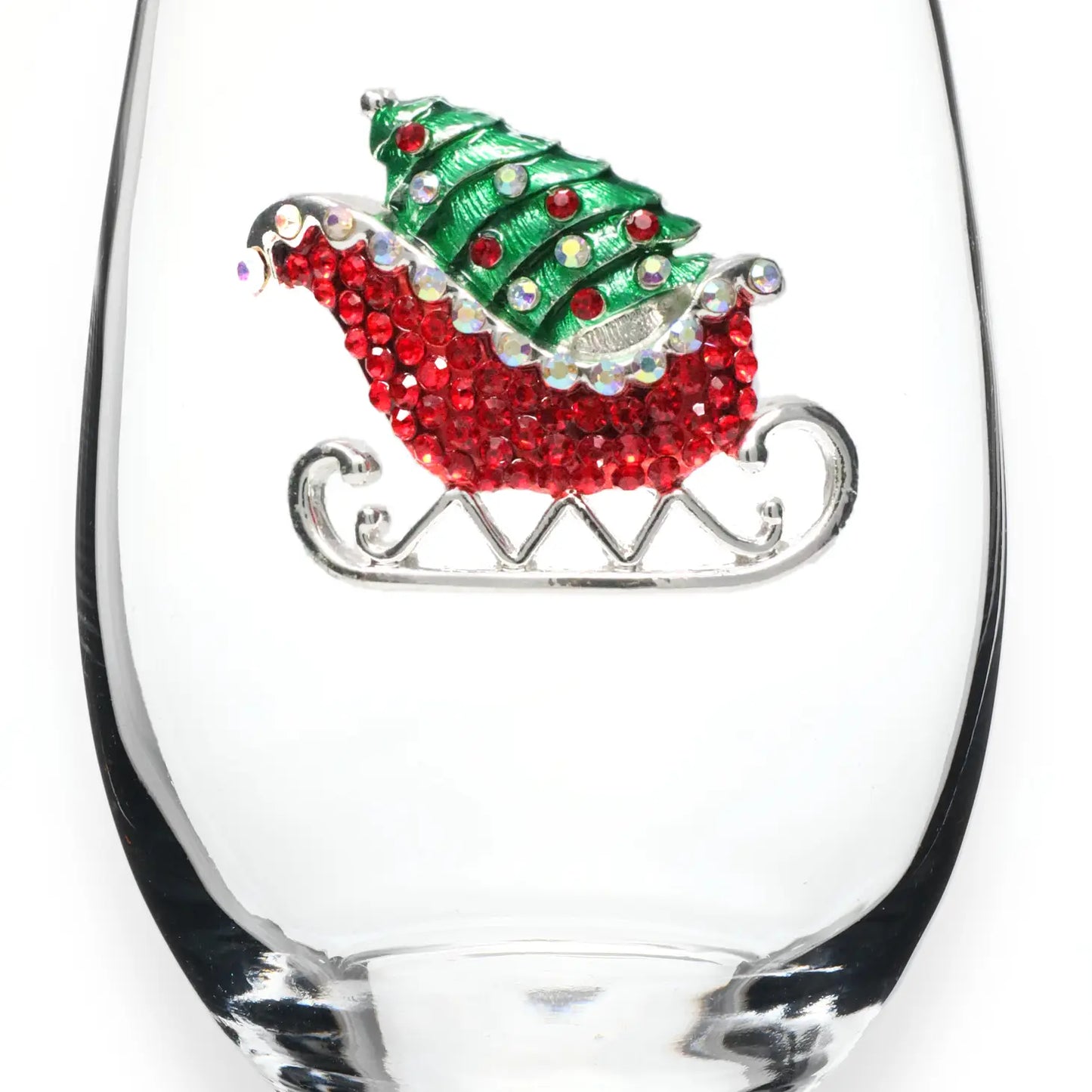 Jeweled Wine Glass (assorted options)