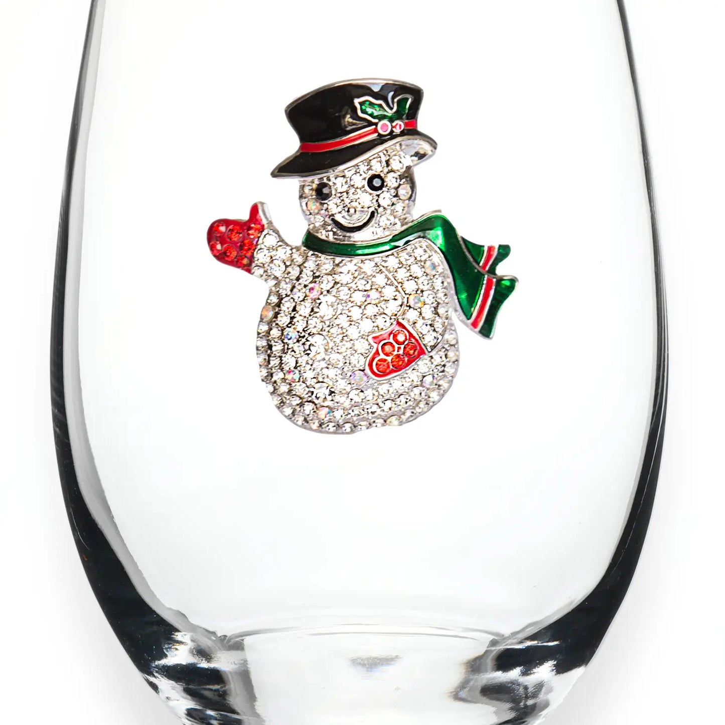 Jeweled Wine Glass (assorted options)