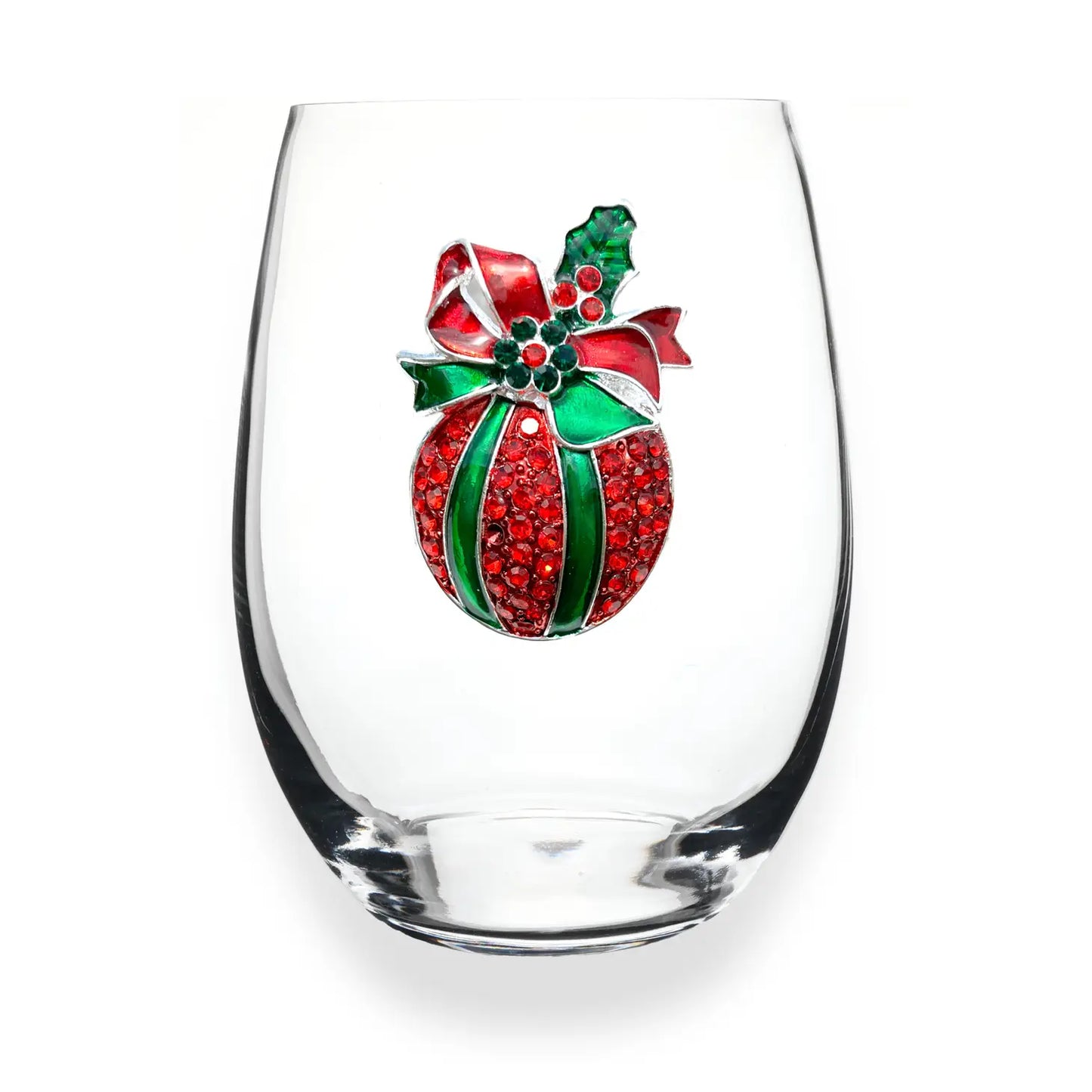Jeweled Wine Glass (assorted options)