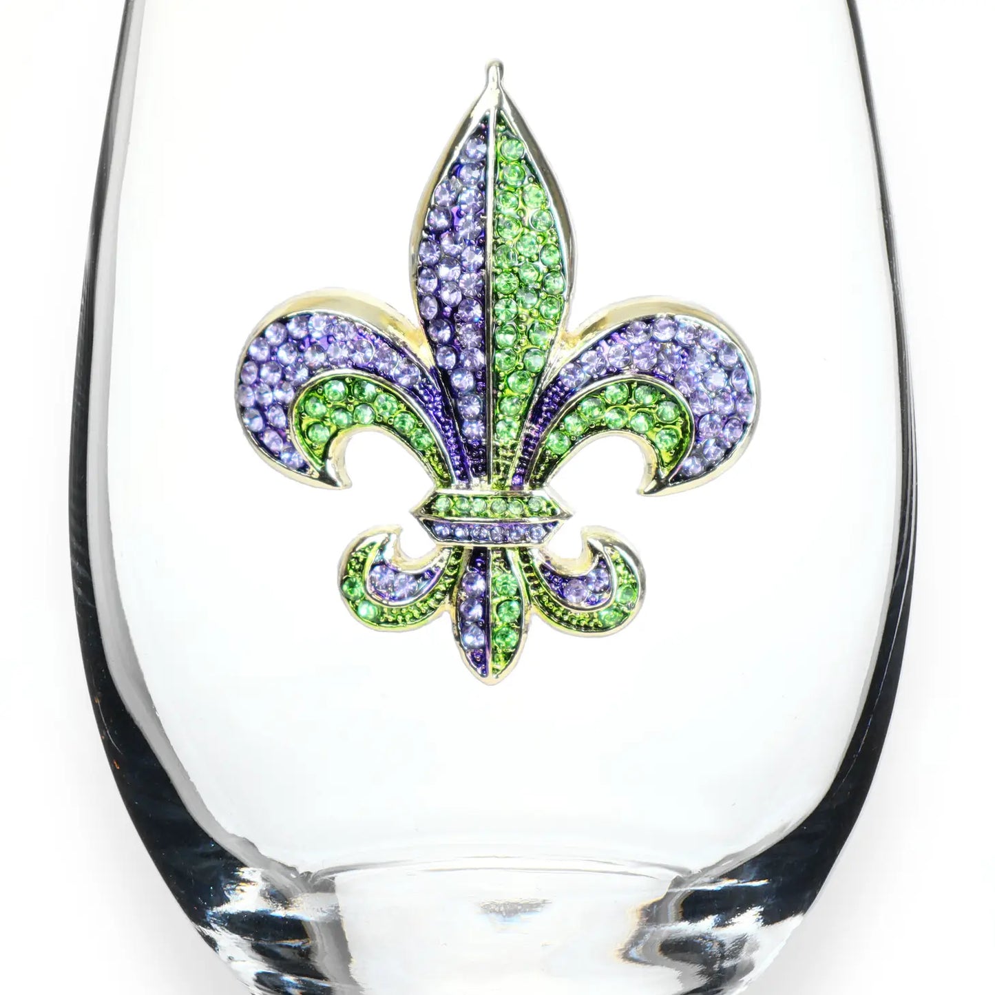 Jeweled Wine Glass (assorted options)