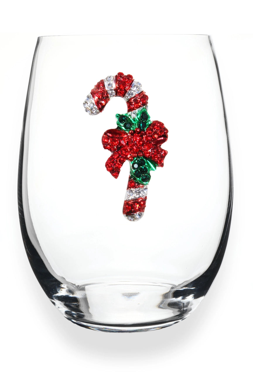 Jeweled Wine Glass (assorted options)