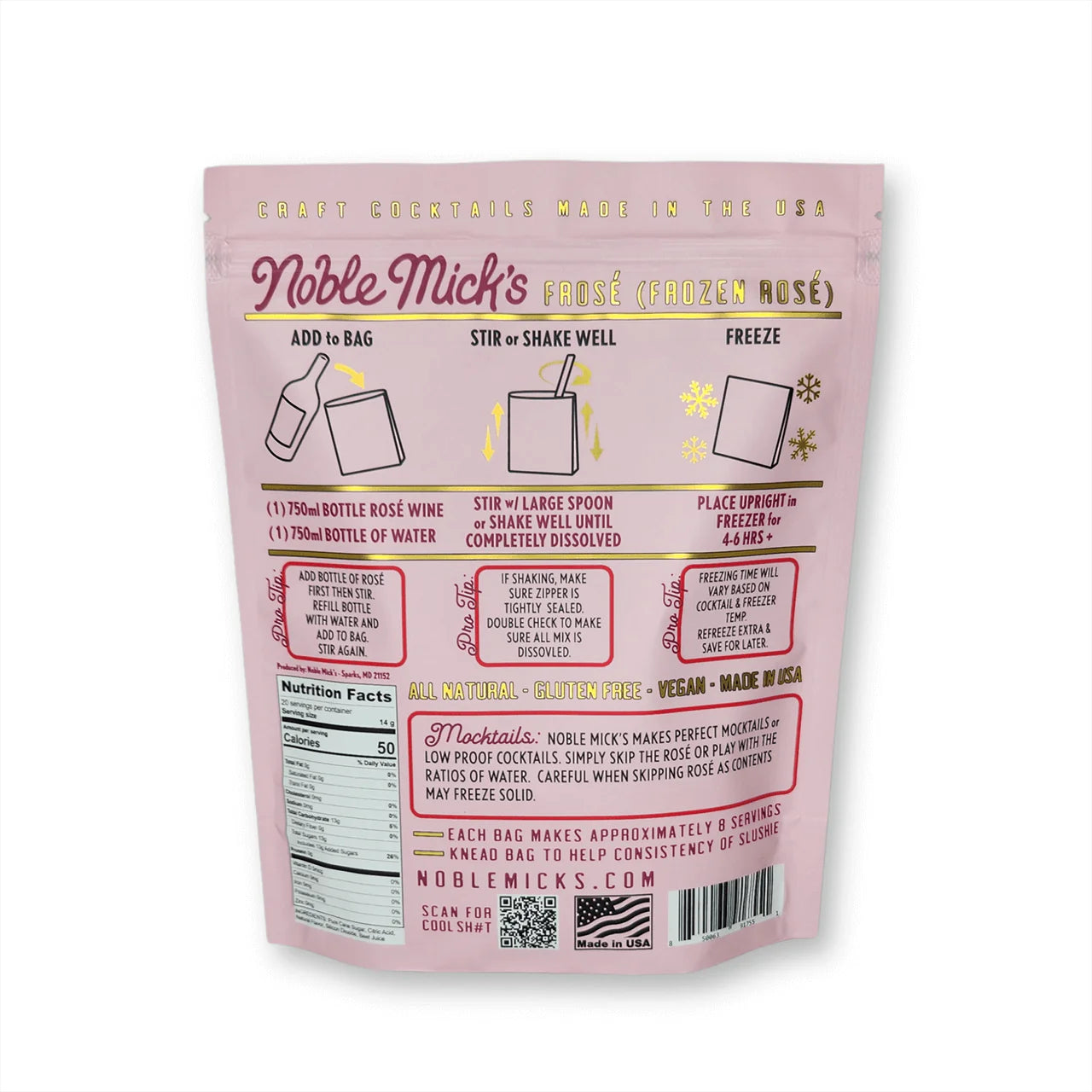 Noble Mick's Frozen Cocktails