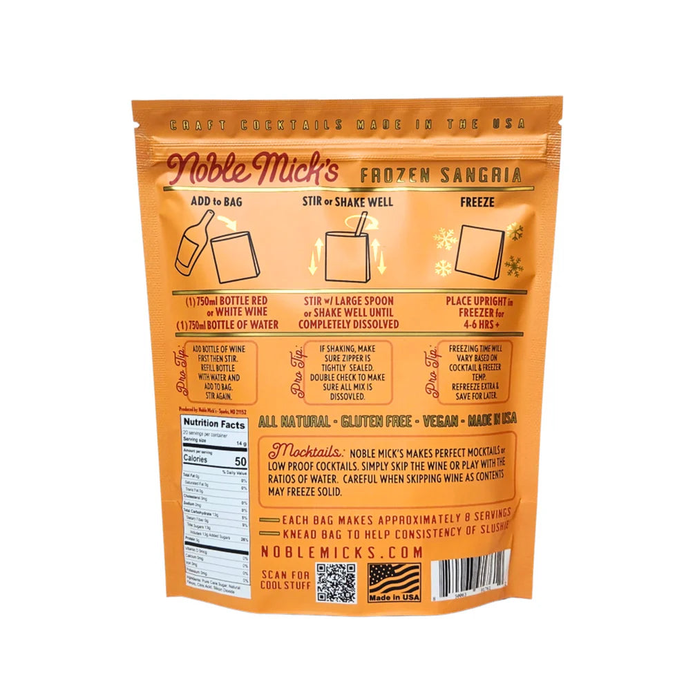 Noble Mick's Frozen Cocktails