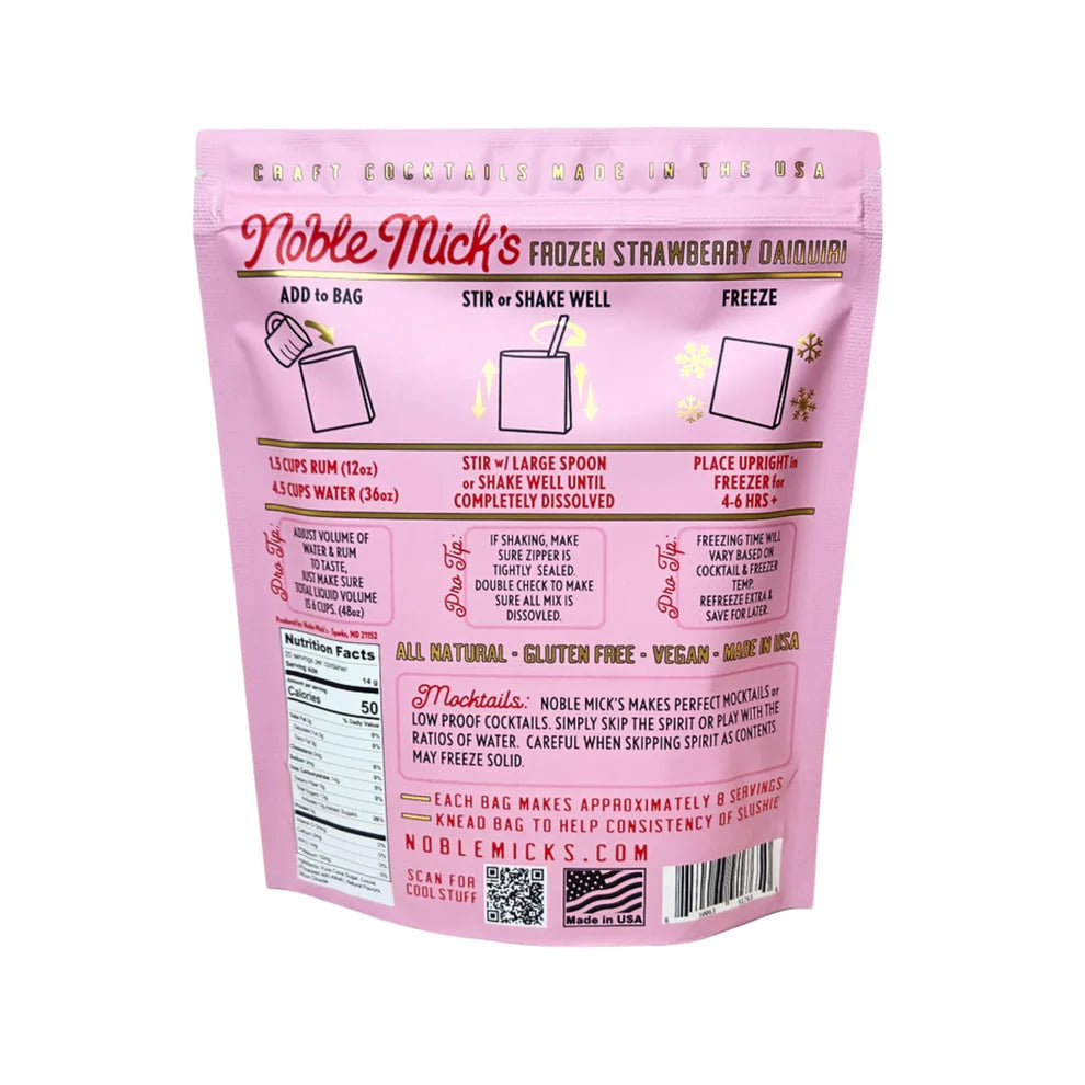 Noble Mick's Frozen Cocktails