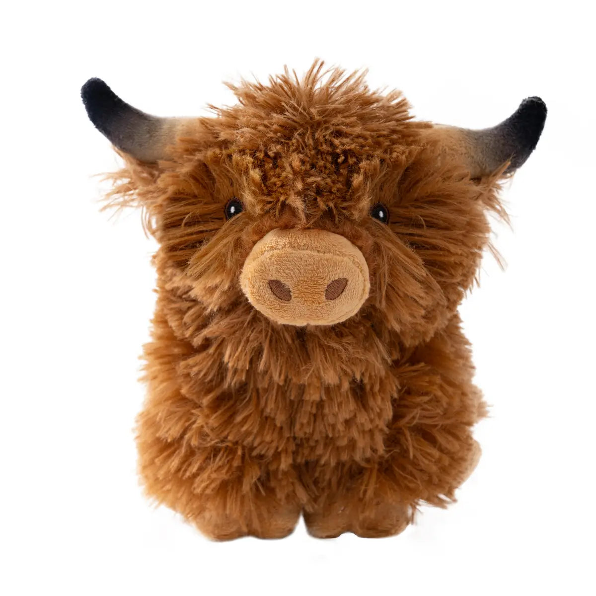 Tall Tails Highland Cow with Squeaker Dog Toy