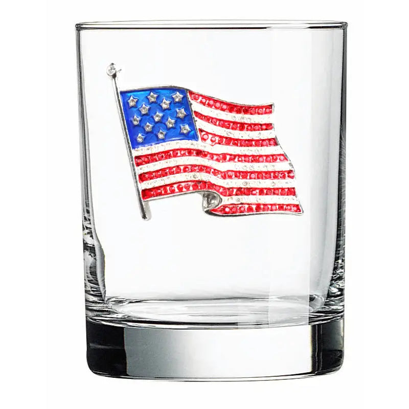 Jeweled Old Fashioned Glass (Assorted varieties)