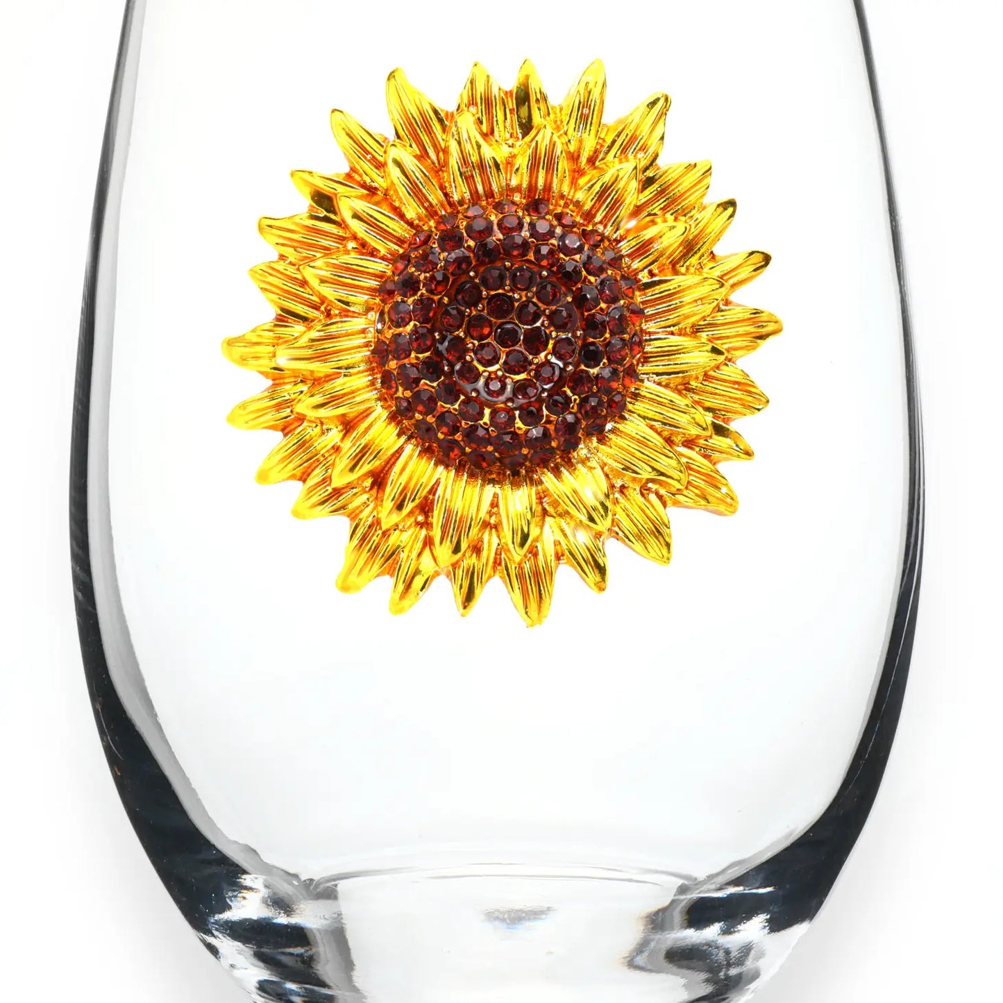 Jeweled Wine Glass (assorted options)