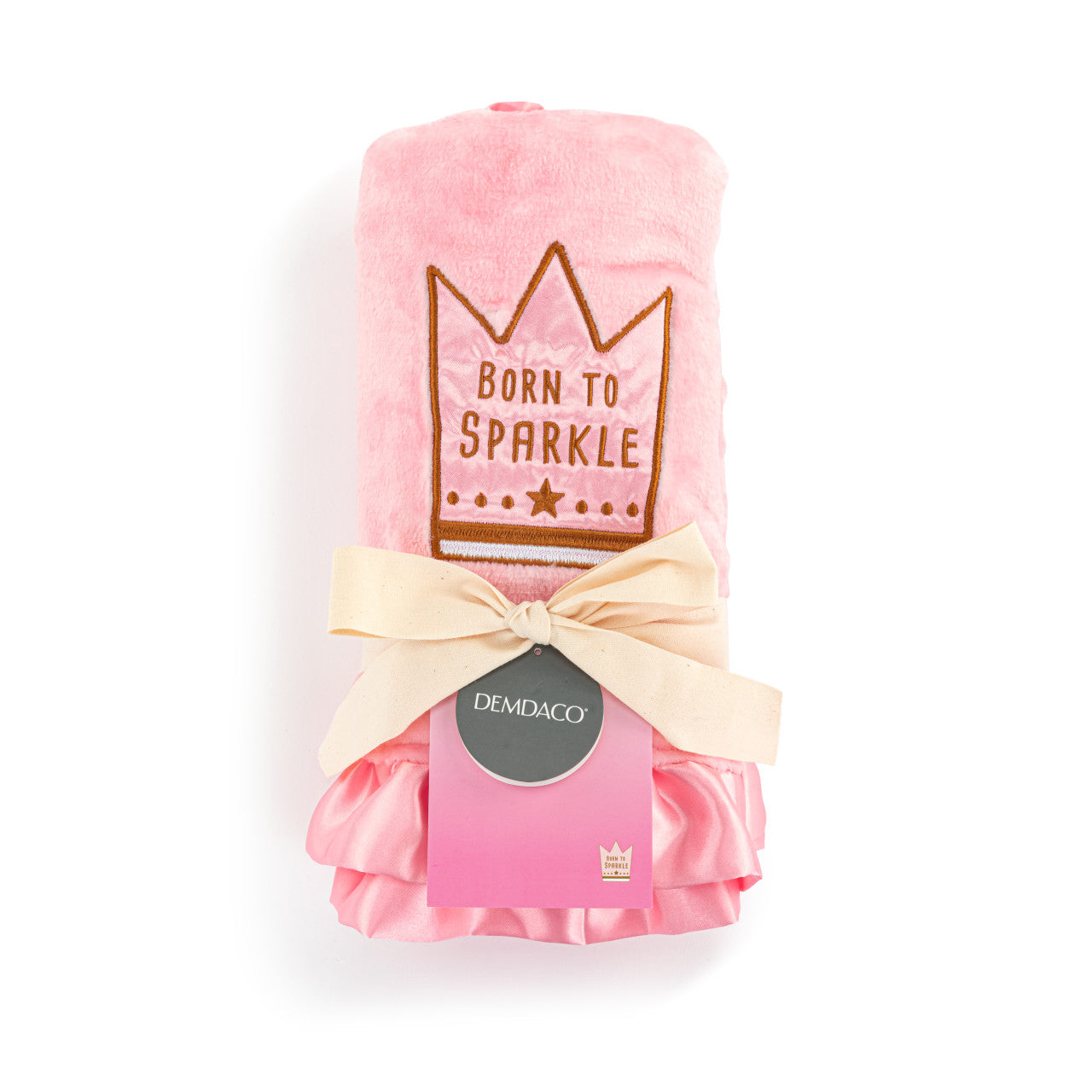 Born to Sparkle Pink Blanket