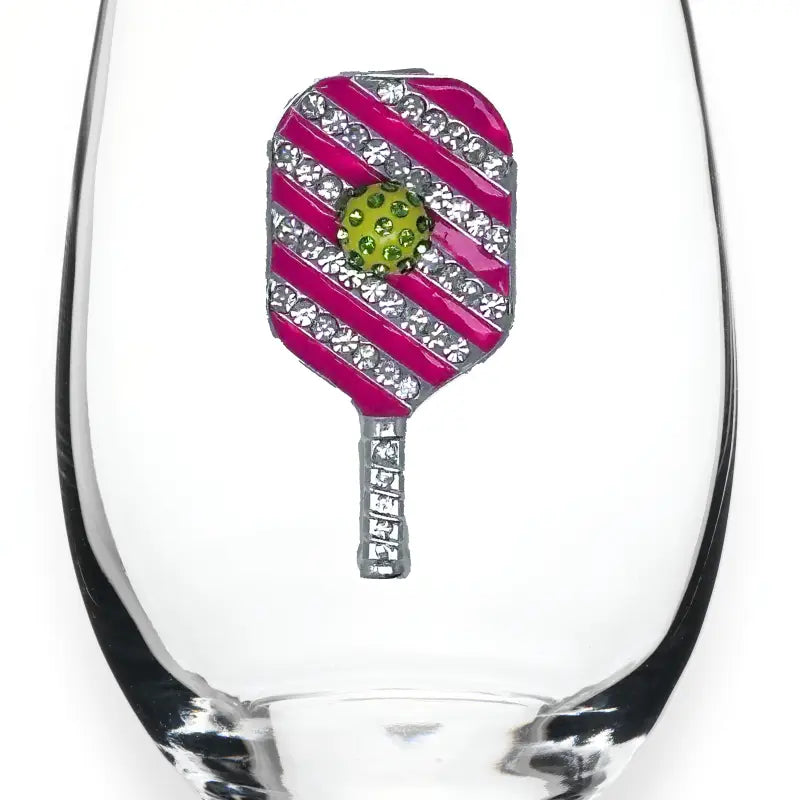 Jeweled Wine Glass (assorted options)