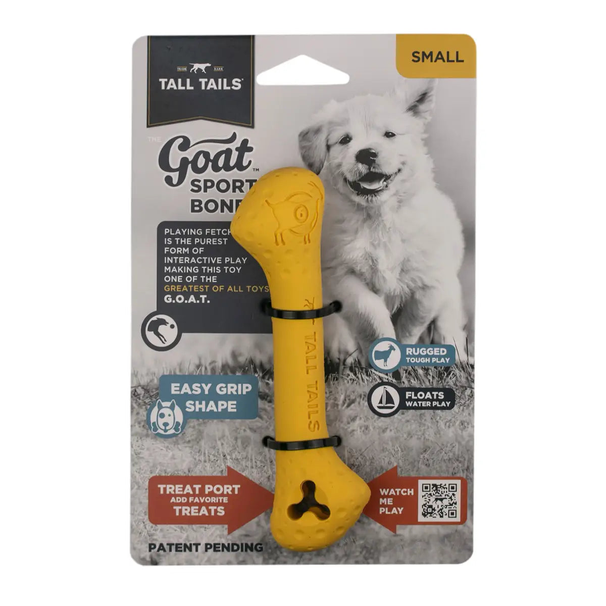 Tall Tails Goat Sport Bone Dog Toy