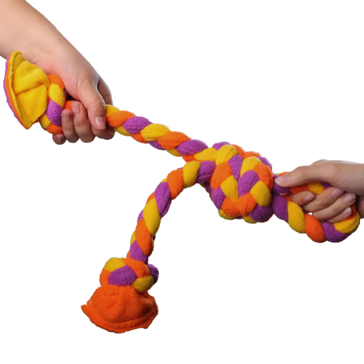 Tall Tails Goat Braided Soft Tug Dog Toy