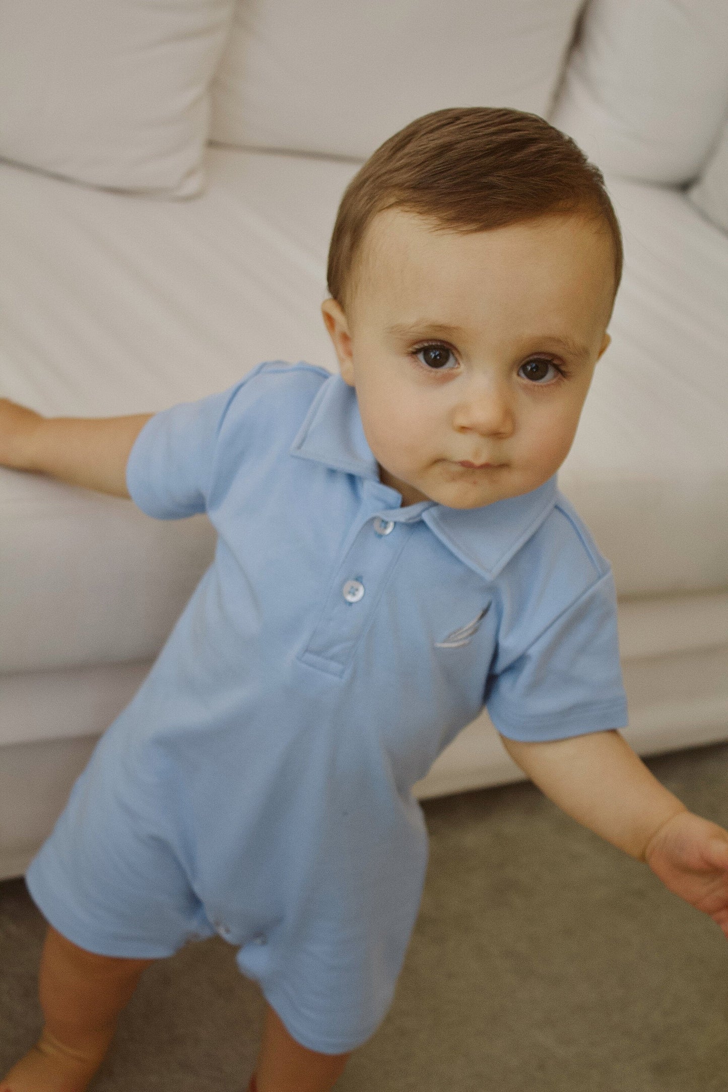 Banksy Blue Romper