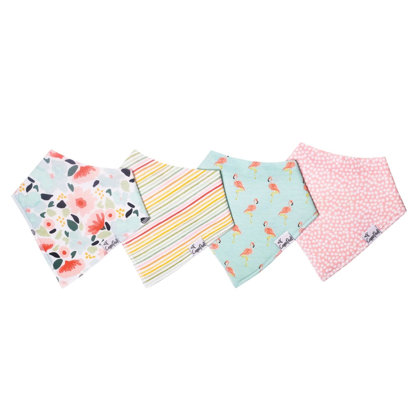 Copper Pearl Bandana Drool Bib Sets (various prints)
