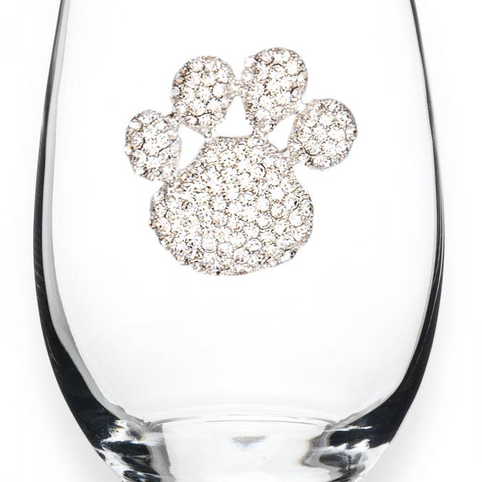 Jeweled Wine Glass (assorted options)