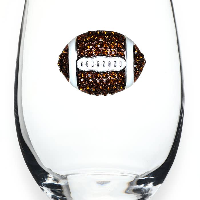Jeweled Wine Glass (assorted options)