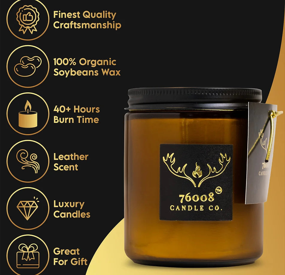 Wood Wick Soy Candle 8 oz (various fragrances)