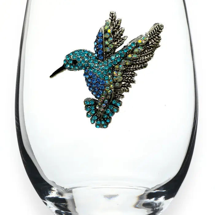 Jeweled Wine Glass (assorted options)