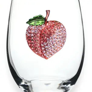 Jeweled Wine Glass (assorted options)