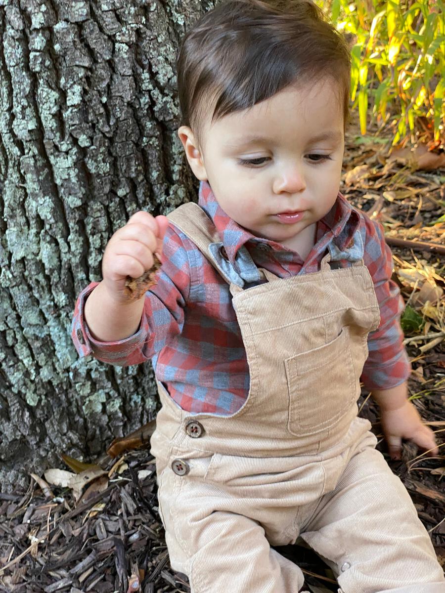 Me & Henry- Brown Overalls