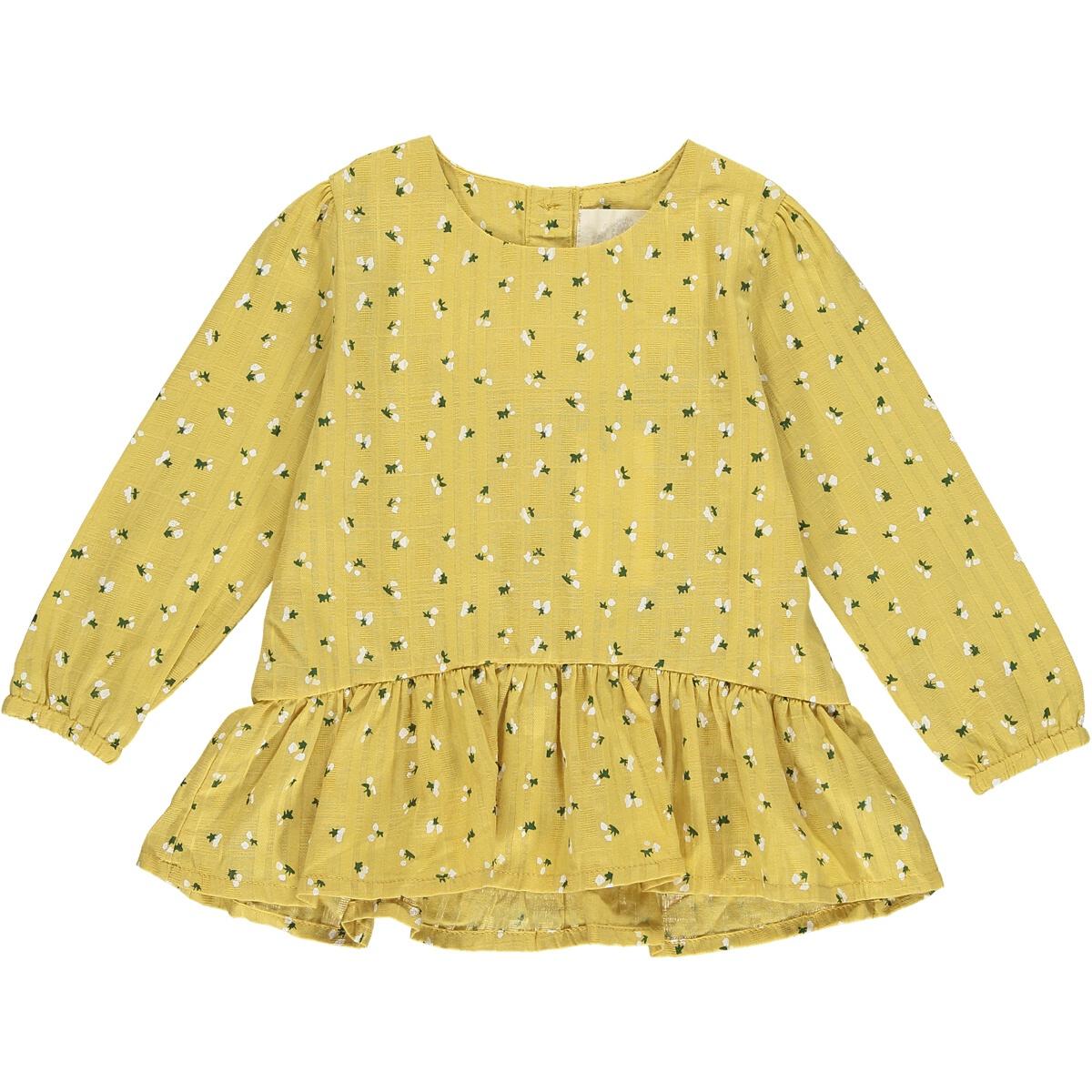 Vignette- Mustard Flower Blouse