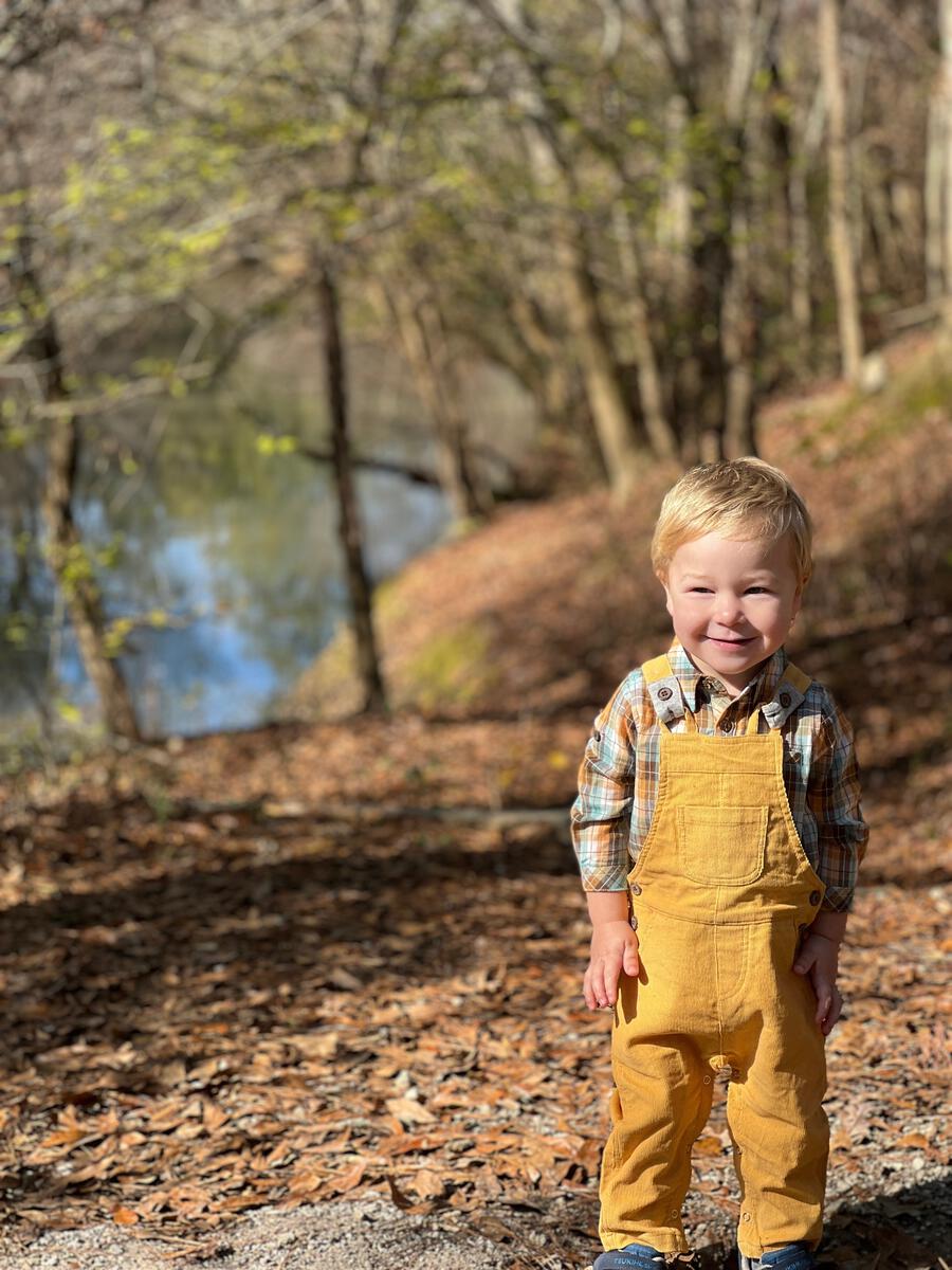 Tan/Brown/Blue Jasper Woven Onesie