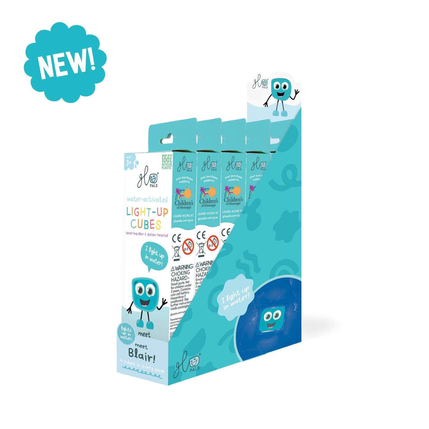 Glo Pals Light-Up Cubes Blair (blue)