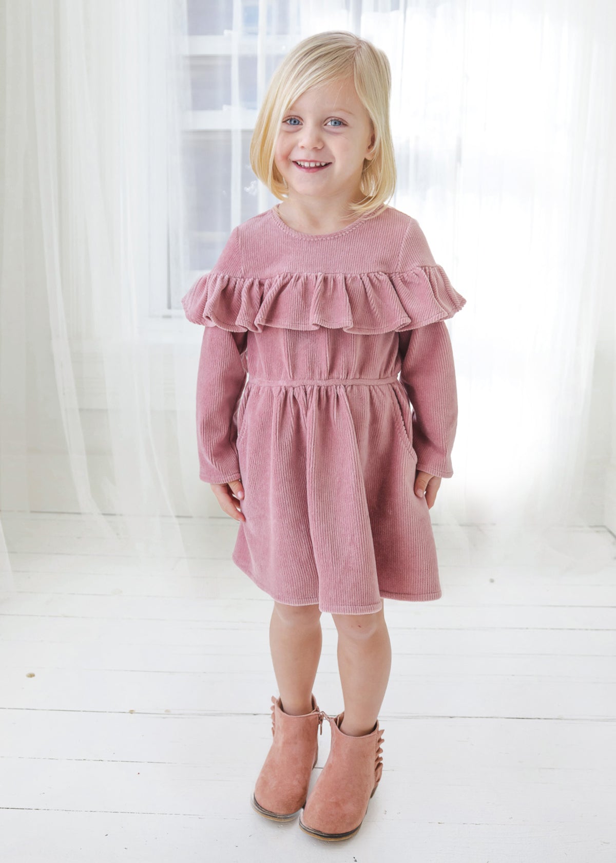 Dashing Corduroy Dress