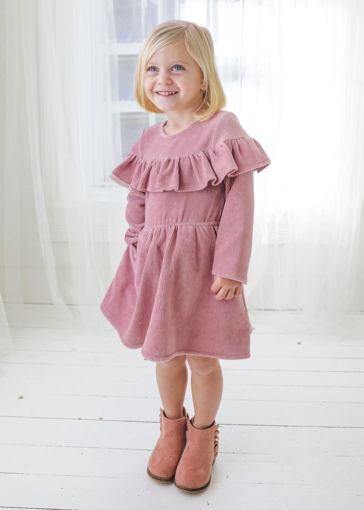 Dashing Corduroy Dress