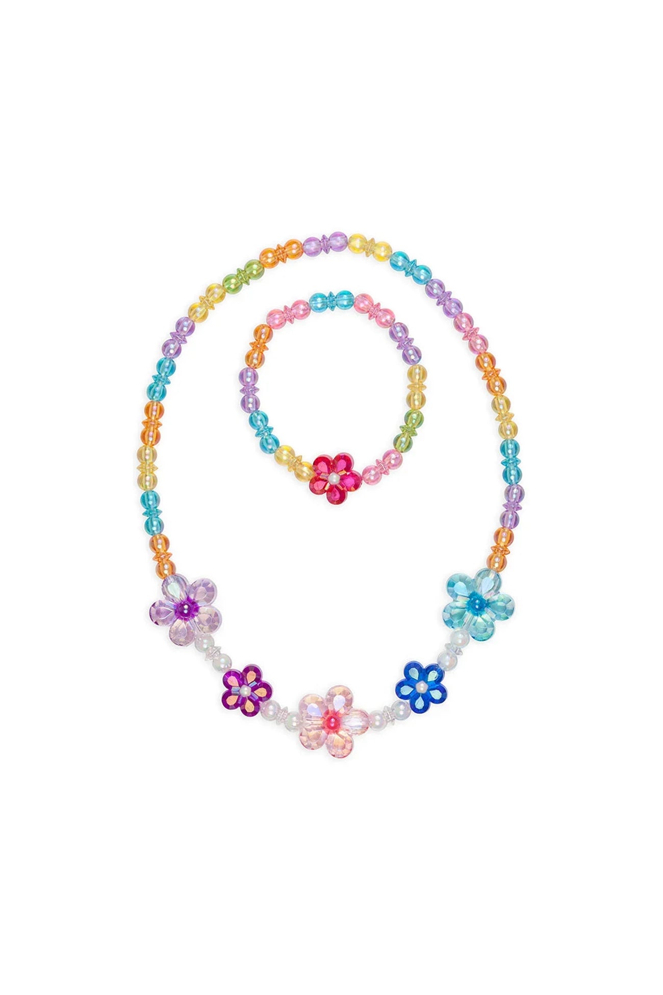 Blooming Beads Necklace & Bracelet Set