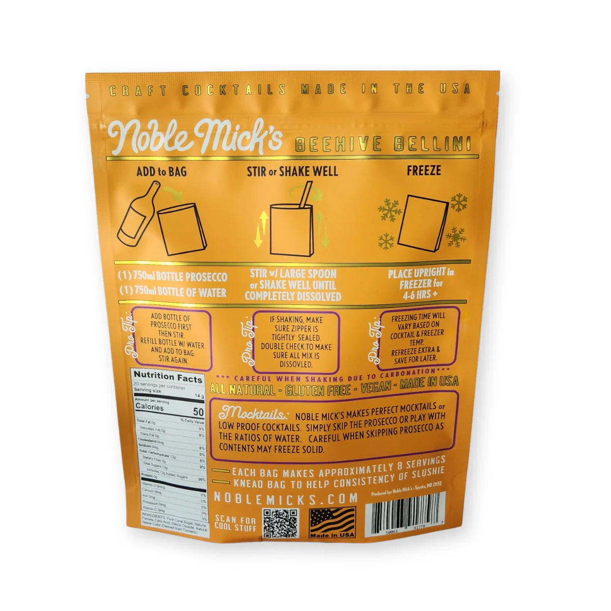 Noble Mick's Frozen Cocktails