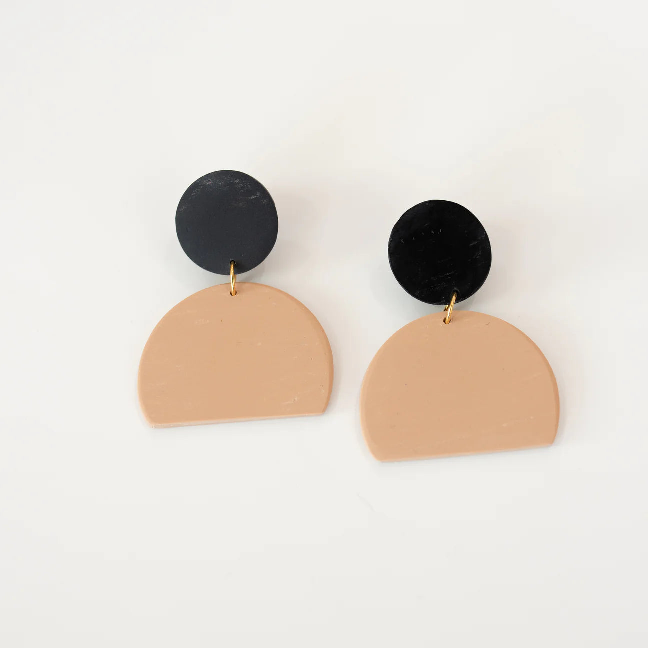 Worthy Co Coco Black+Tan Earring