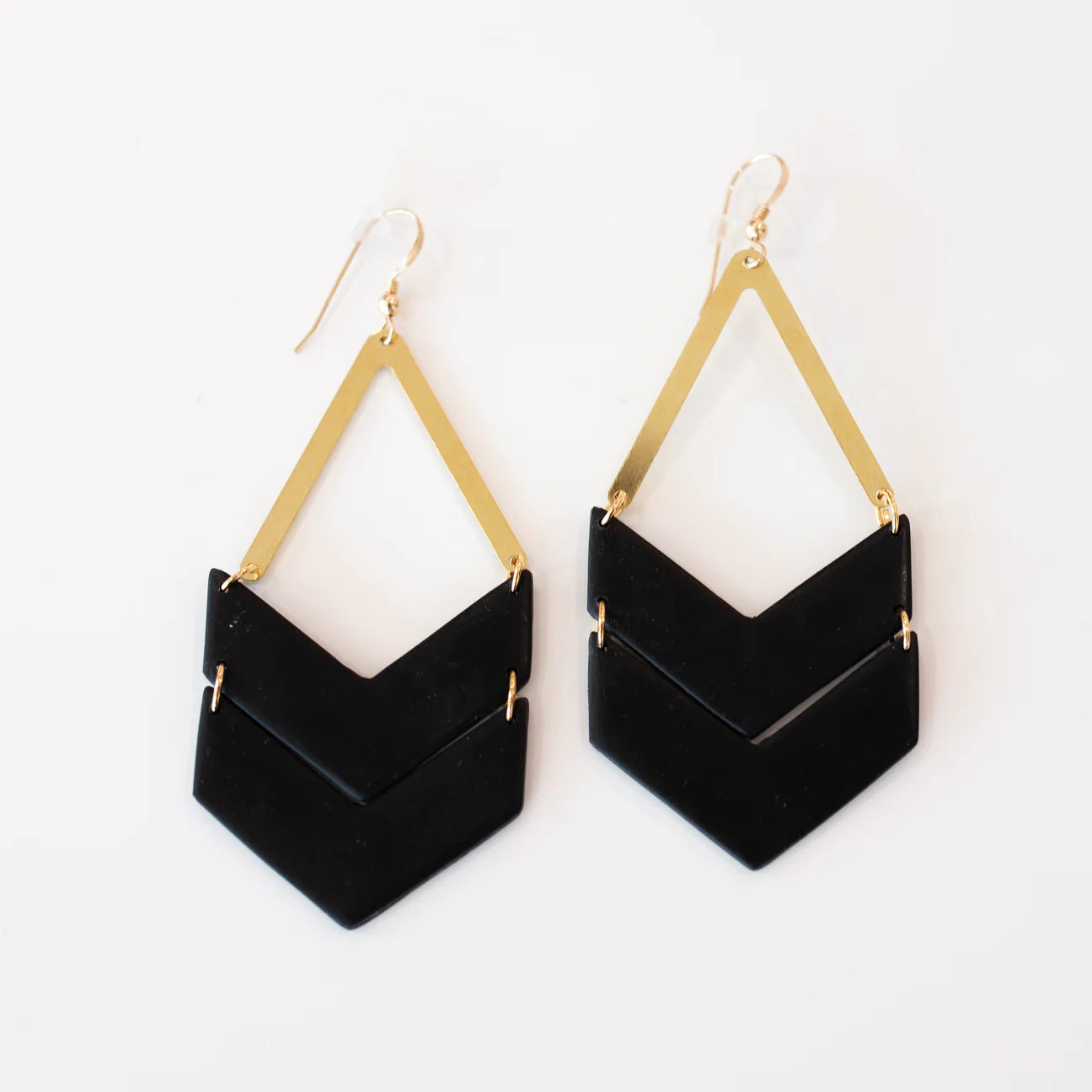 Worthy Co Margot Black Earring