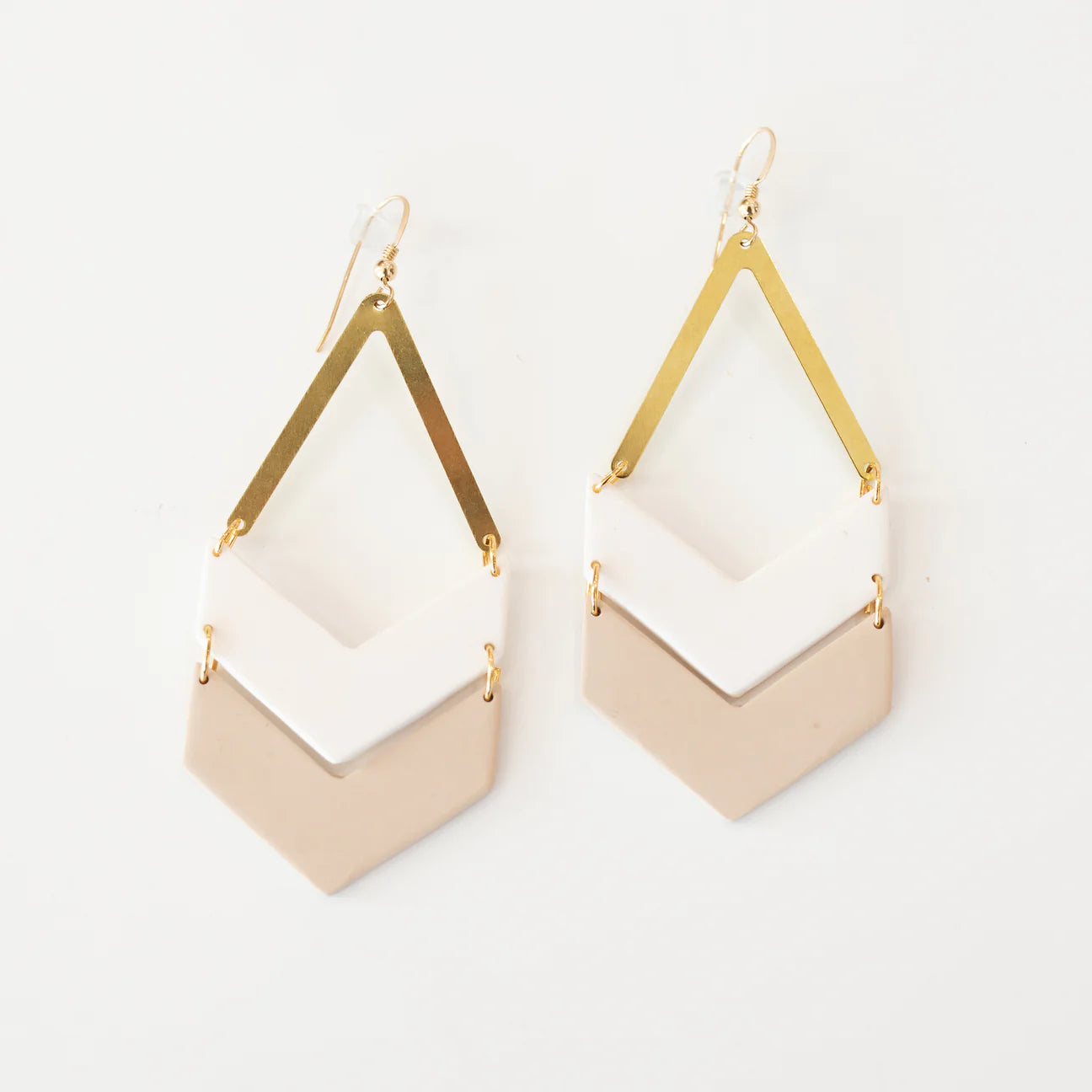 Worthy Co Margot White Earring