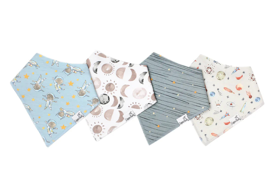 Copper Pearl Bandana Drool Bib Sets (various prints)