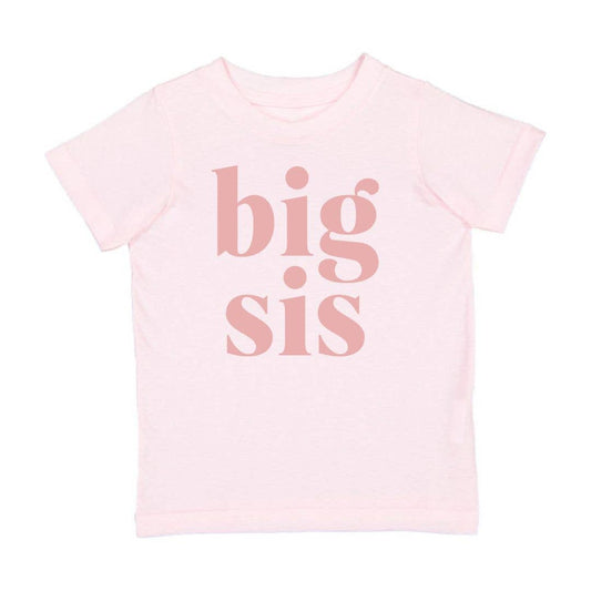 Big Sis Short Sleeve Shirt - Pregnancy Announcement - Family: 4T