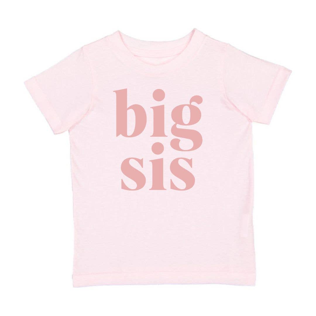 Big Sis Short Sleeve Shirt - Pregnancy Announcement - Family: 5/6