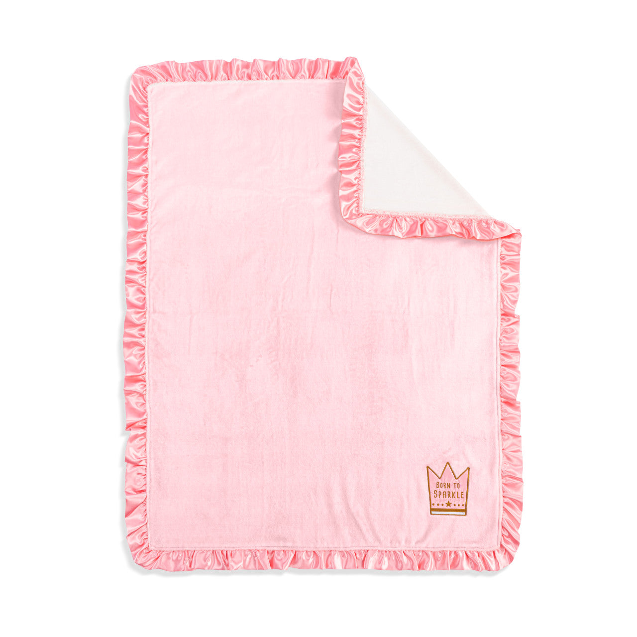 Born to Sparkle Pink Blanket