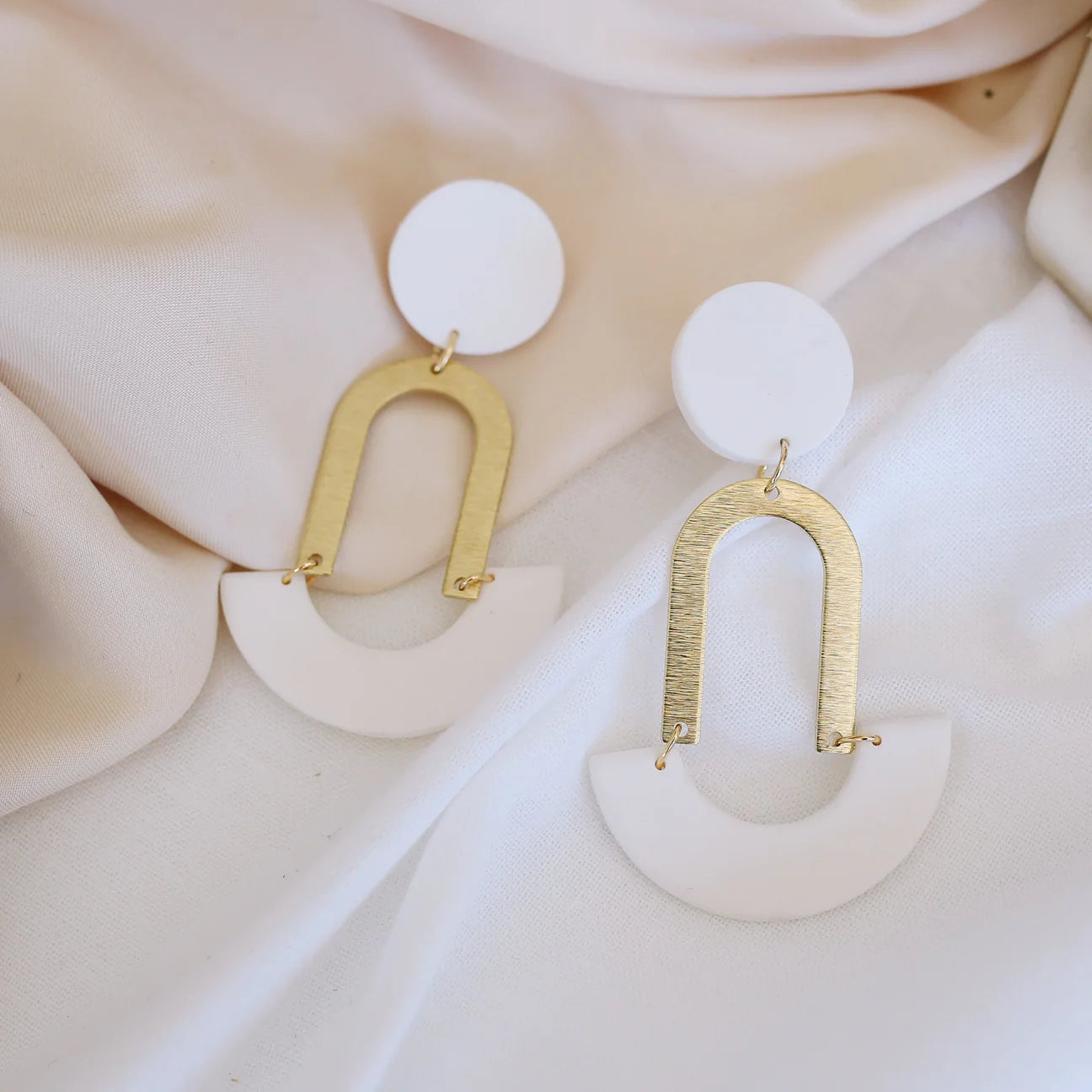 Worthy Co Fleur White Earring