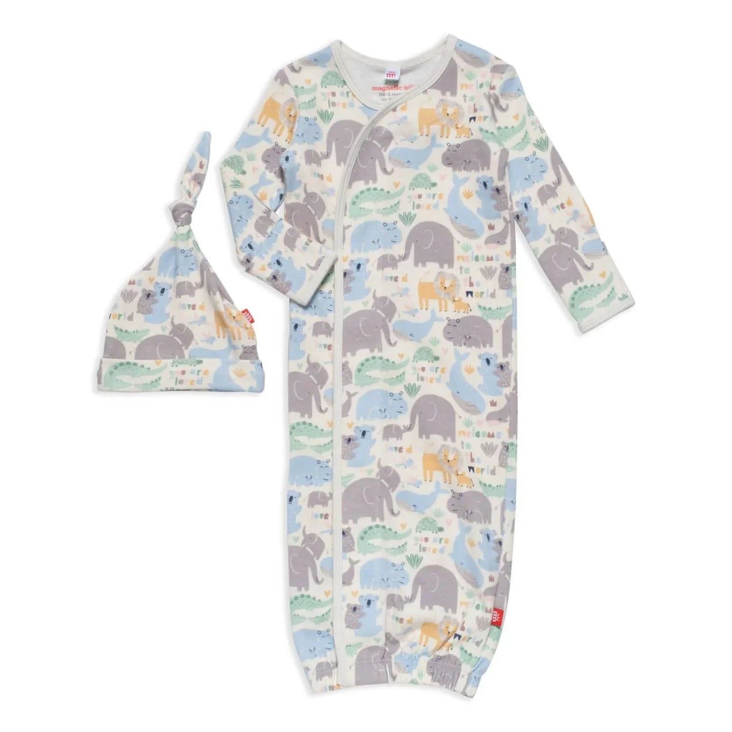 Magnetic Me Sleeper Gown + Hat Set (5-12lb) (various prints)