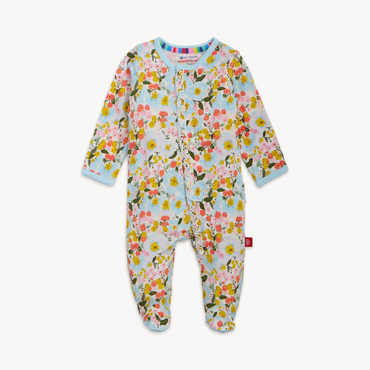 Seraphina Modal Magnetic Footie w/ Ruffle