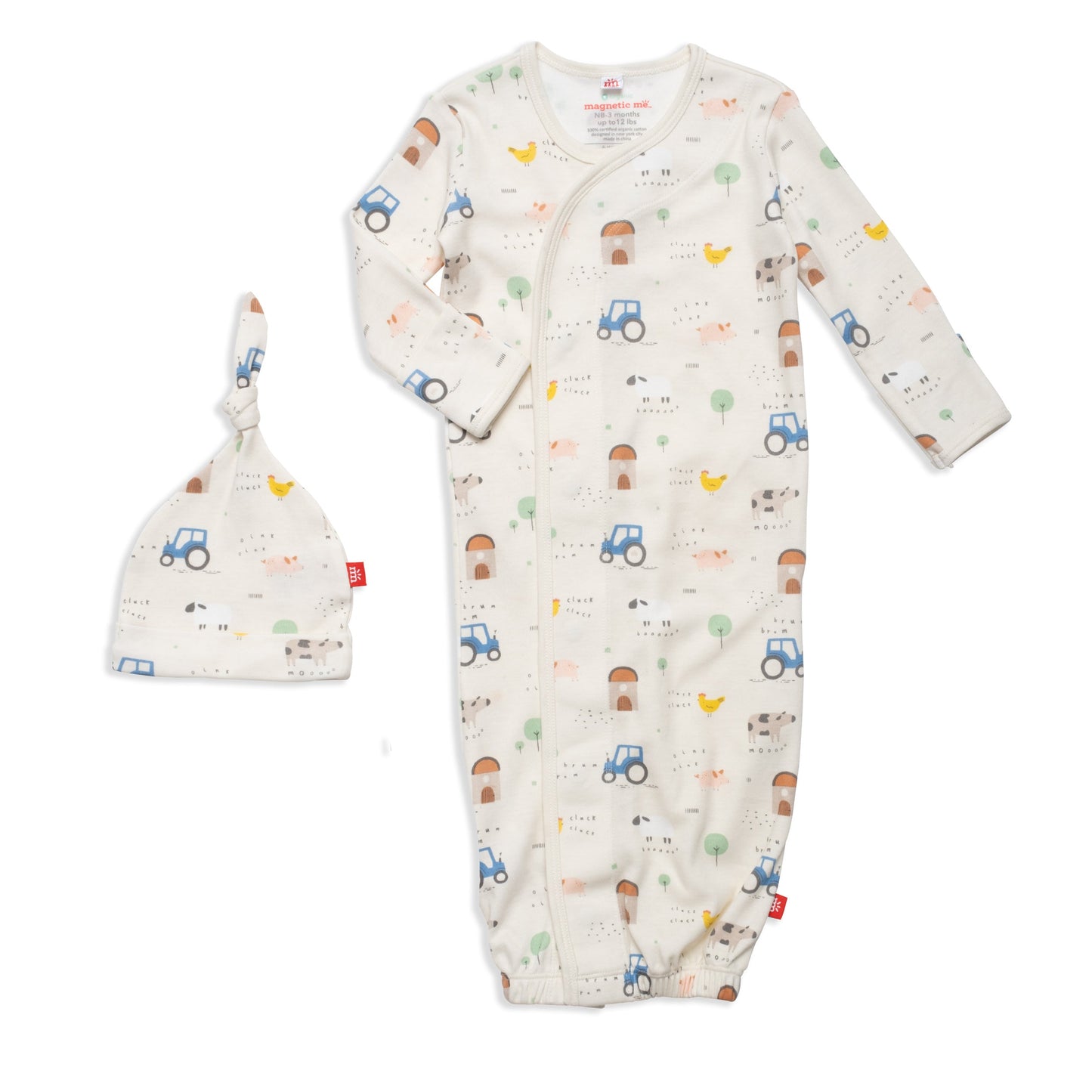 Magnetic Me Sleeper Gown + Hat Set (5-12lb) (various prints)