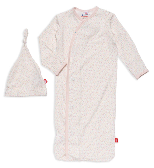 Bedford Floral Modal Gown + Hat (NB-3M)