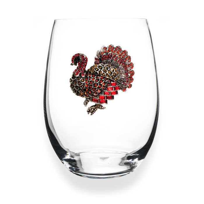 Jeweled Wine Glass