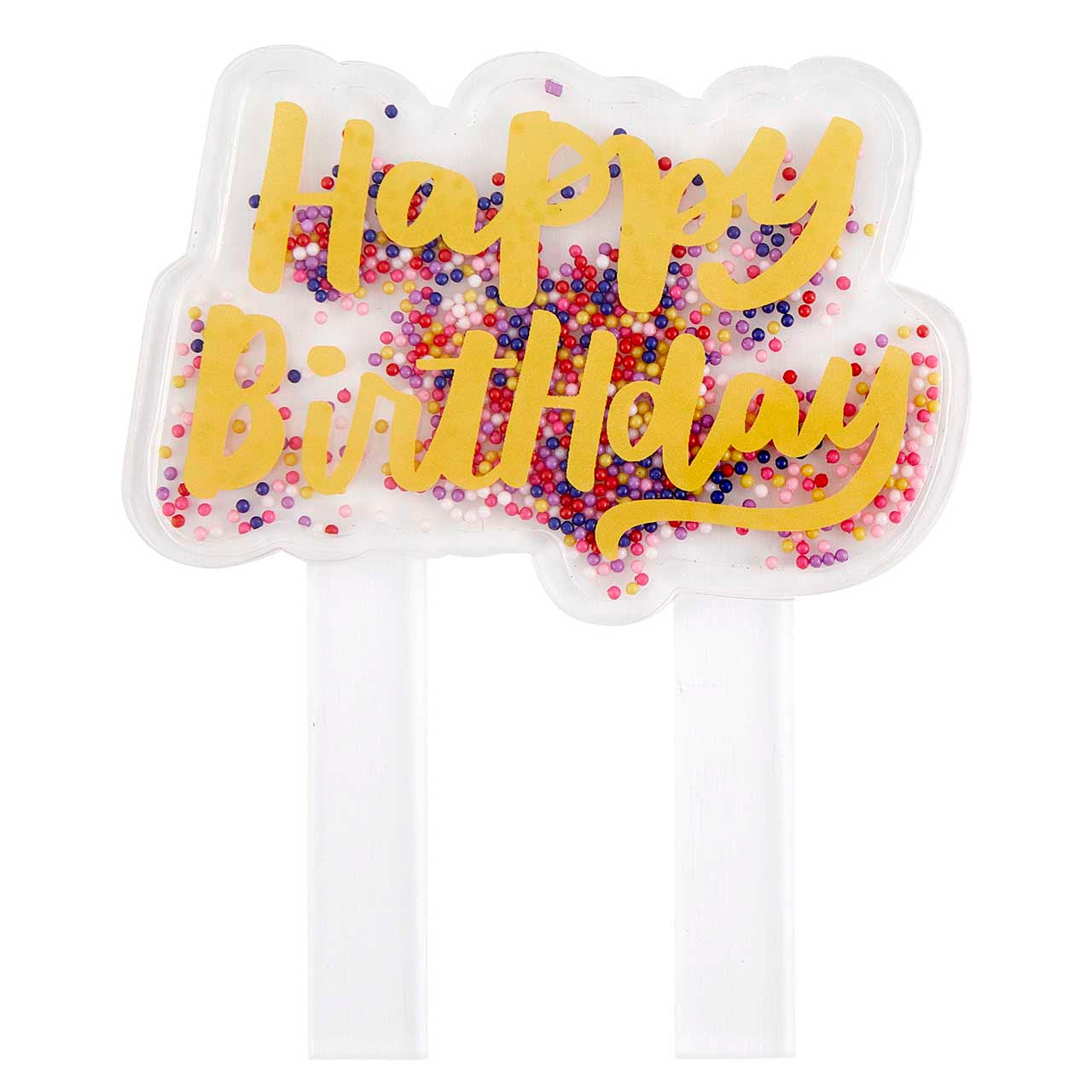 Happy Bday Cake Topper