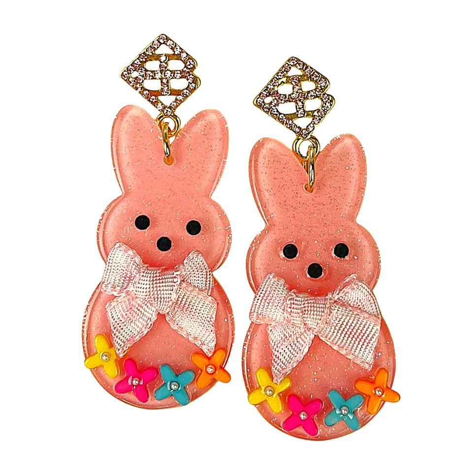 BC PINK PEEP EARRINGS