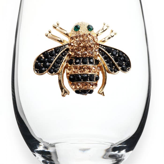 Jeweled Wine Glass