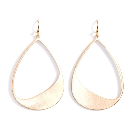 Contemporary Gold Earring