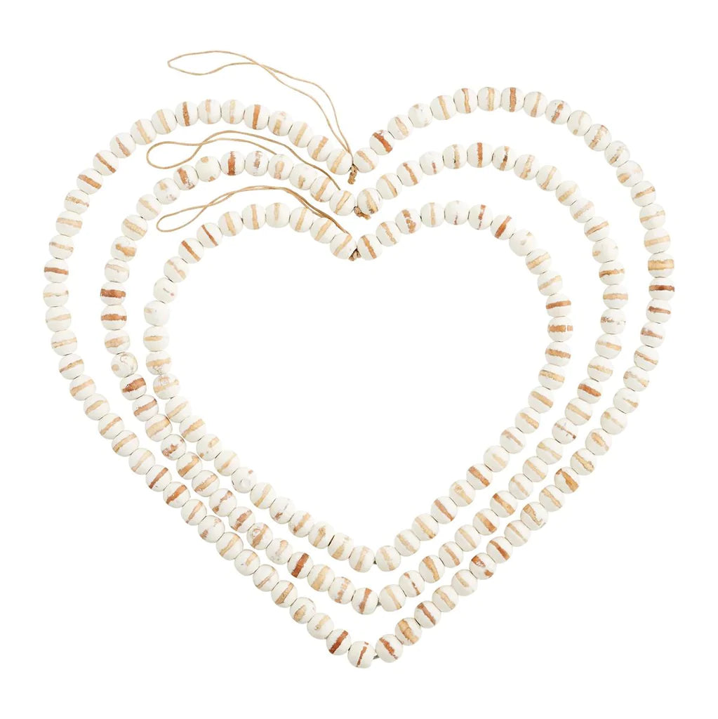 Beaded Heart Hanger Set of 3