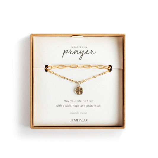 Wrapped in Prayer - Cross Bracelet