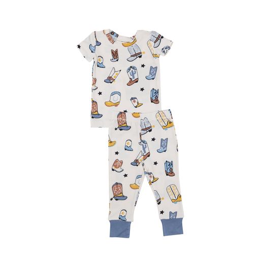 Boots Blue- Two Piece Pajama Set